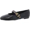 Arezzo Fechado Womens Flats Round Toe Mary Janes In Black