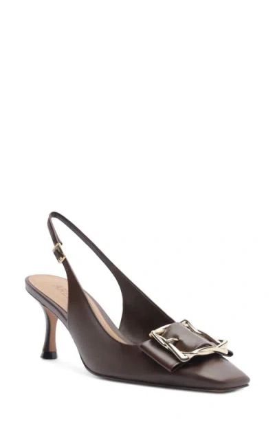 Arezzo Florence Slingback Pump In Brown