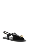 Arezzo Freya Slingback Sandal In Black