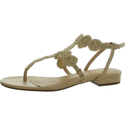 Arezzo Holly Sandal Womens Slip On Thong Slingback Sandals In White