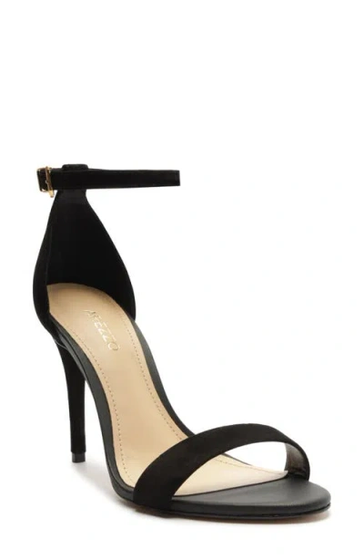Arezzo Isabelli Ankle Strap Sandal In Black