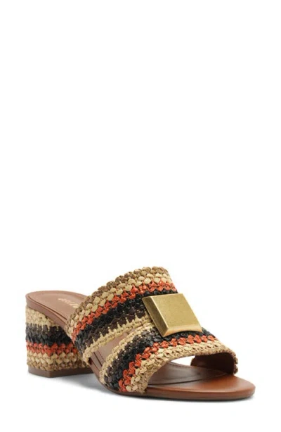 Arezzo Jackie Slide Sandal In Multi