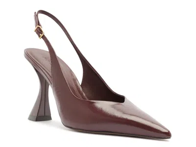 Arezzo Joleen Pump In Burgundy