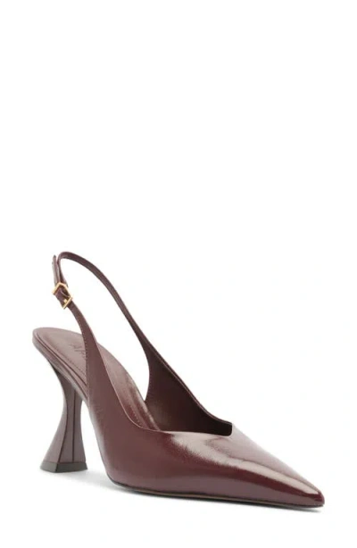 Arezzo Joleen Slingback Pump In Fresh Ruby