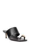 Arezzo Kendall Mid Slide Sandal In Black