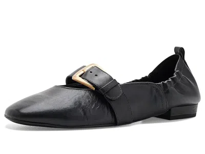 Arezzo Kenny Ballets Women's Flat Shoes Black: 9 M, Leather