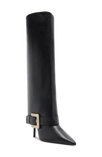 Arezzo Kenny Knee High Boot In Black
