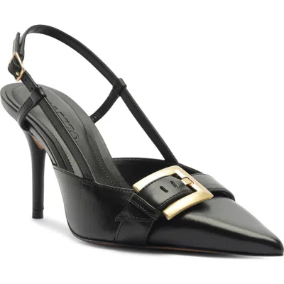 Arezzo Kenny Slingback Pointed Toe Pump In Black