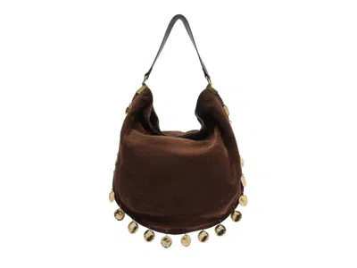 Arezzo Kira Leather Hobo Bag In Cocoa Brown