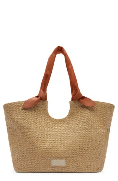 Arezzo Large Carmela Shopper Bag In Brown