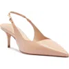 Arezzo Laurel Pointed Toe Slingback Pump In Pink