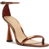 Arezzo Lea Ankle Strap Sandal In Brown
