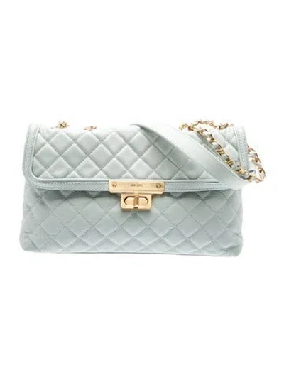 Pre-owned Arezzo Leather Shoulder Bag In Blue