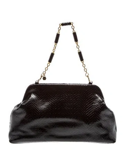 Pre-owned Arezzo Leather Shoulder Bag In Brown