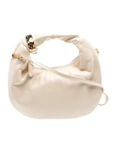 Pre-owned Arezzo Leather Shoulder Bag In Neutrals