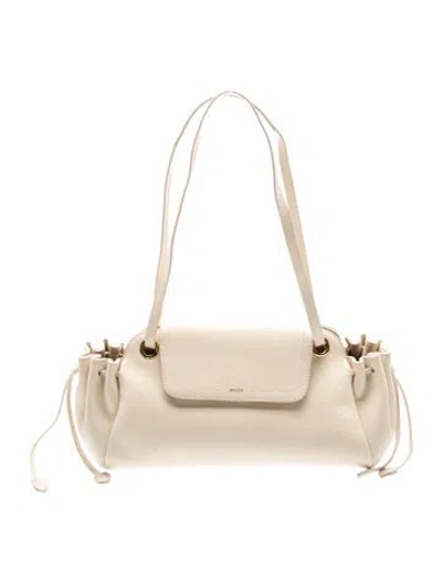 Pre-owned Arezzo Leather Shoulder Bag In Neutrals