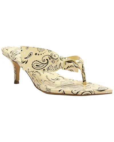 Arezzo Lidia Leather Sandal In Animal Print