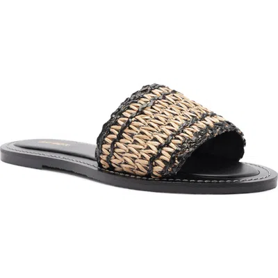 Arezzo Liz Slide Sandal In Black