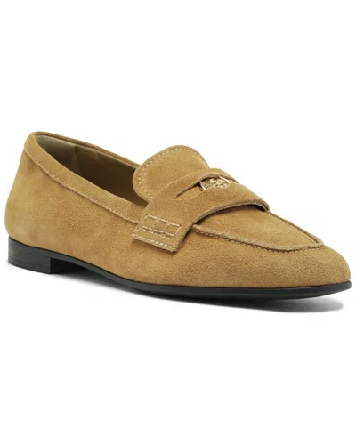Arezzo Logan Suede Loafer In Brown
