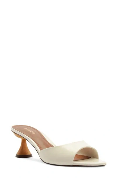 Arezzo Luciana Low Stiletto Sandal In Neutral