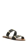 Arezzo Lyra Slide Sandal In Black