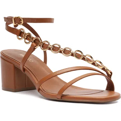 Arezzo Mackenzie Ankle Strap Sandal In Turmeric