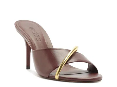 Arezzo Margaret Sandal In Blue