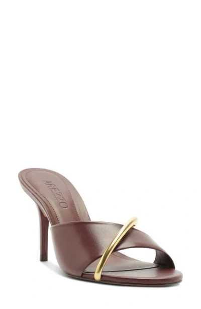 Arezzo Margaret Stiletto Sandal In Fresh Ruby