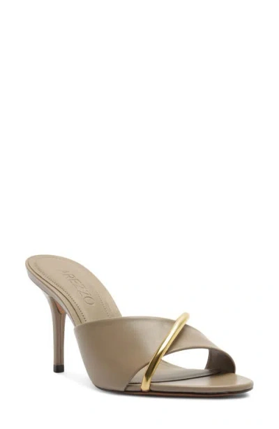 Arezzo Margaret Stiletto Sandal In Gray
