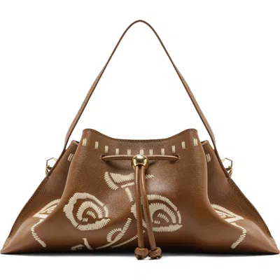 Arezzo Medium Alba Leather Shoulder Bag