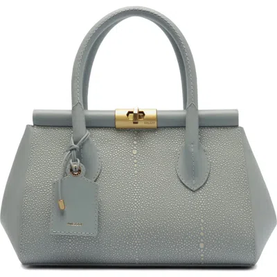Arezzo Medium Morgan Leather Tote In Gray