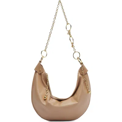 Arezzo Medium Paisley Leather Crossbody Bag In Brown