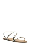 Arezzo Mikayla Sandal In Silver