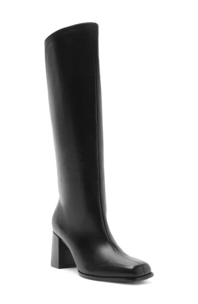 Arezzo Nancy Knee High Boot In Black