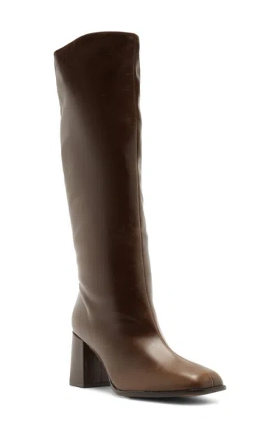 Arezzo Nancy Knee High Boot In Brown