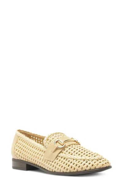 Arezzo Nola Woven Bit Loafer In Neutral