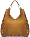 Arezzo Owen Large Suede Hobo In Orange