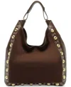 Arezzo Owen Large Suede Hobo In Brown
