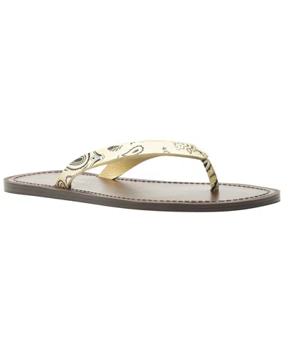 Arezzo Paislee Leather Sandal In Neutral