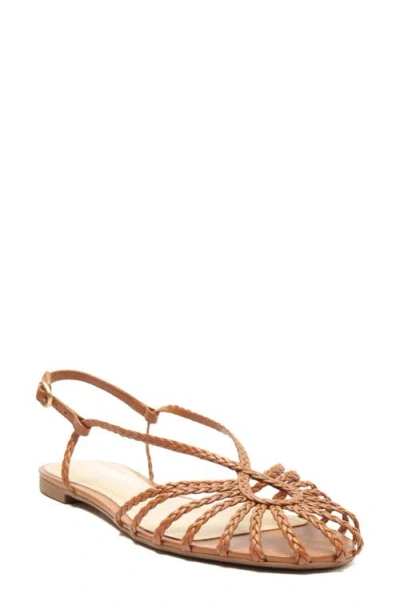 Arezzo Paola Slingback Sandal In Brown