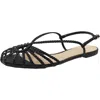 Arezzo Paola Womens Braided Caged Slingback Sandals In Black