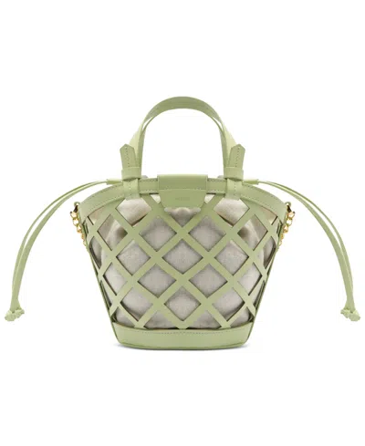 Arezzo Petra Mini Leather Bucket Bag