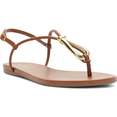 Arezzo Ramona Slingback Sandal In Brown