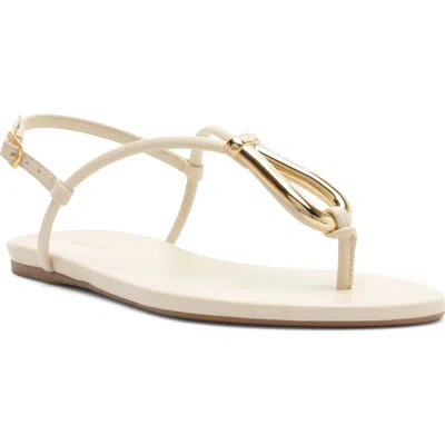 Arezzo Ramona Slingback Sandal In White