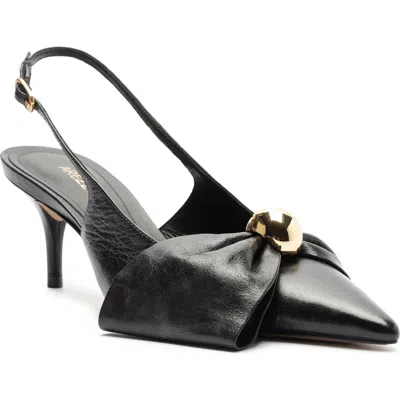 Arezzo Rayna Slingback Pointed Toe Pump In Black