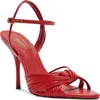 Arezzo Rosalie Slingback Pointed Toe Sandal In Red