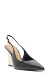 Arezzo Rowen Slingback Wedge Pump In Black