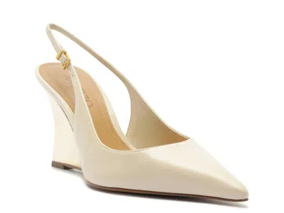 Arezzo Rowen Wedge Pump In Neutral