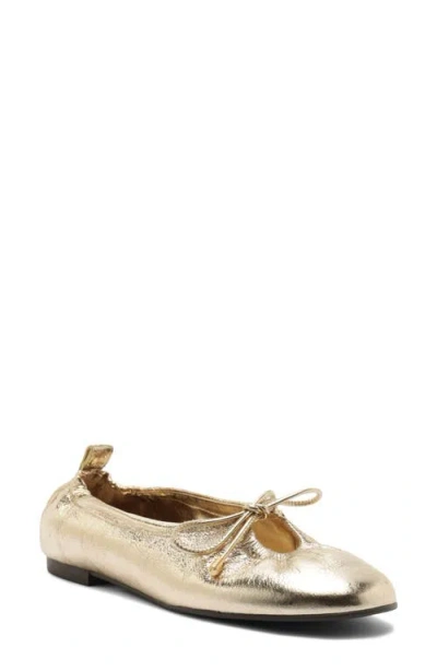 Arezzo Shae Ballet Flat In Platino