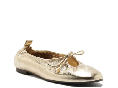 Arezzo Shae Ballet Flat In Gold